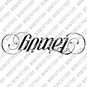Gomez / Family Ambigram Tattoo Instant Download (Design + Stencil) STYLE: D