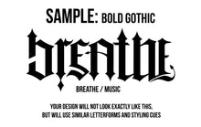 Load image into Gallery viewer, $150 CUSTOM AMBIGRAM (W/ SHIPPED ORIGINAL ARTWORK) BY MARK &quot;MR. UPSIDEDOWN&quot; PALMER
