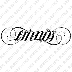 Friends / Forever Ambigram Tattoo Instant Download (Design + Stencil) STYLE: D - Wow Tattoos