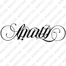 Load image into Gallery viewer, Loyalty / Family Ambigram Tattoo Instant Download (Design + Stencil) STYLE: D - Wow Tattoos