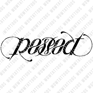 Respect Ambigram Tattoo Instant Download (Design + Stencil) STYLE: D - Wow Tattoos