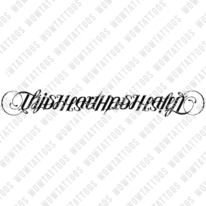 This Heart Has Healed Ambigram Tattoo Instant Download (Design + Stencil) STYLE: D - Wow Tattoos