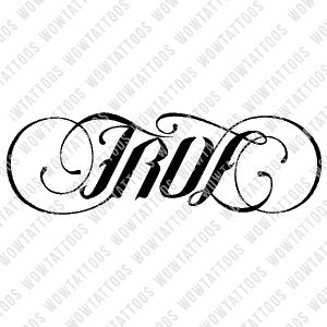 Ambigram True Love