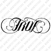 True / Love Ambigram Tattoo Instant Download (Design + Stencil) STYLE ...